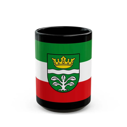 Flag of Mayen Koblenz Germany - Black Coffee Mug 15oz - Go Mug Yourself