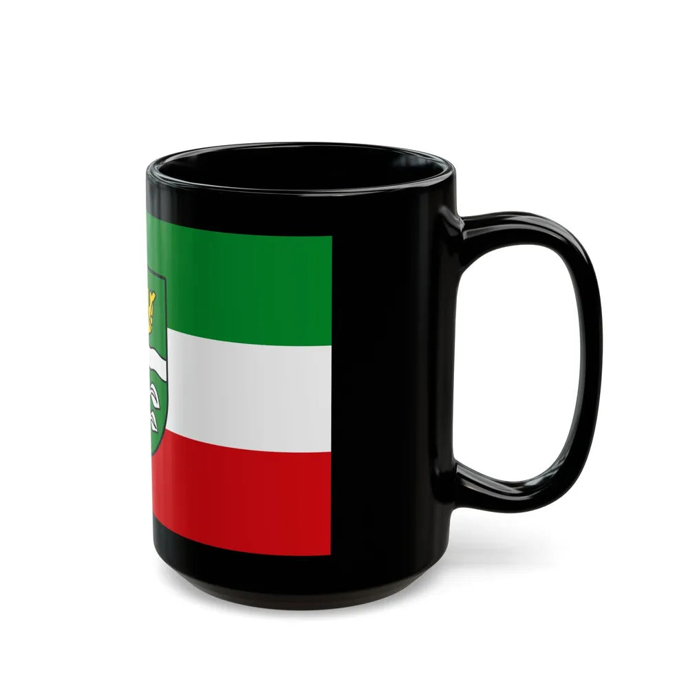 Flag of Mayen Koblenz Germany - Black Coffee Mug-Go Mug Yourself