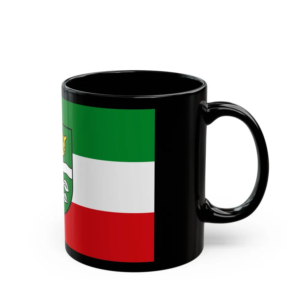 Flag of Mayen Koblenz Germany - Black Coffee Mug-Go Mug Yourself