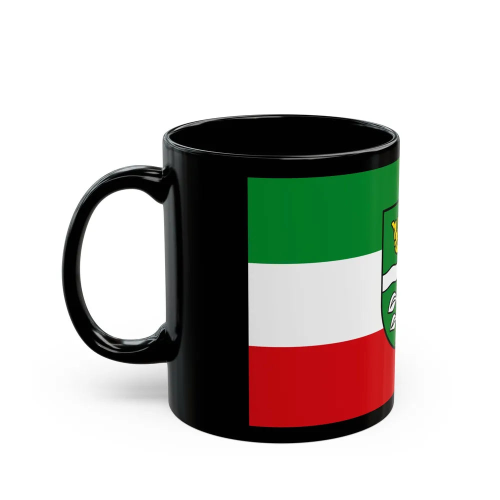 Flag of Mayen Koblenz Germany - Black Coffee Mug-Go Mug Yourself