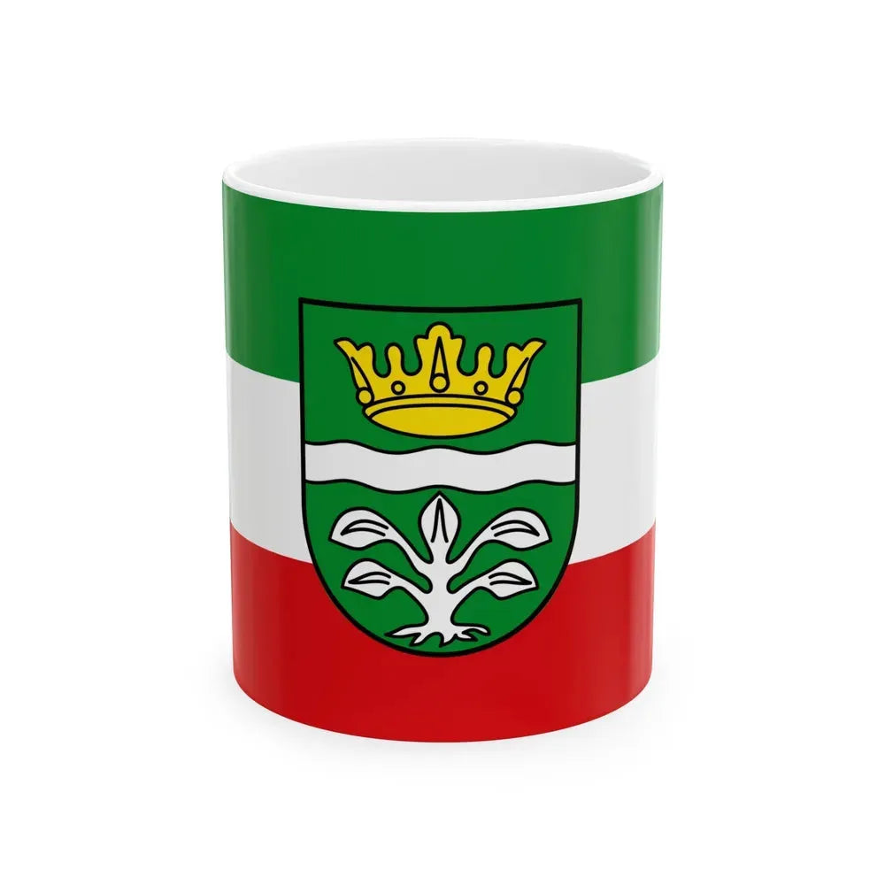 Flag of Mayen Koblenz Germany - White Coffee Mug 11oz - Go Mug Yourself