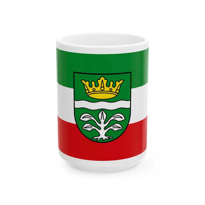 Flag of Mayen Koblenz Germany - White Coffee Mug 15oz - Go Mug Yourself
