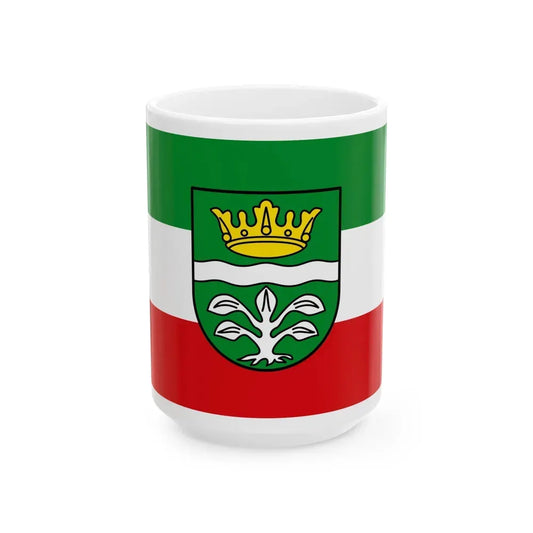 Flag of Mayen Koblenz Germany - White Coffee Mug 15oz - Go Mug Yourself