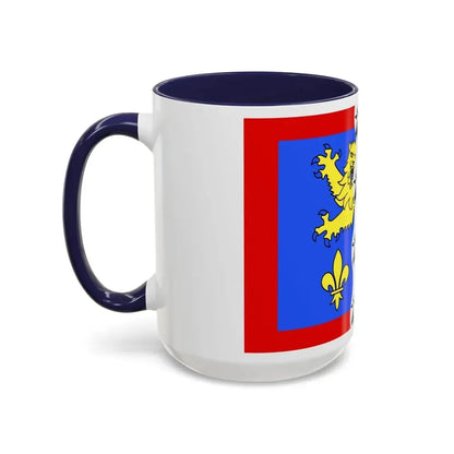 Flag of Mayenne France 2 - Accent Coffee Mug - Go Mug Yourself