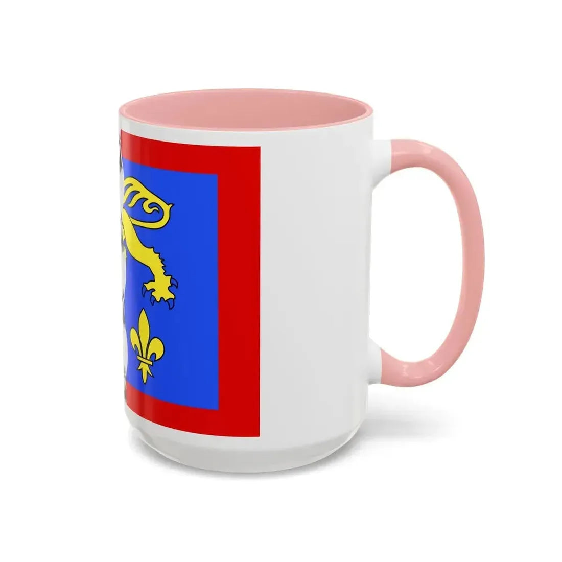 Flag of Mayenne France 2 - Accent Coffee Mug - Go Mug Yourself
