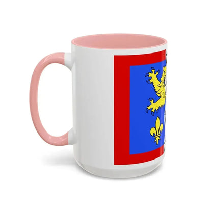 Flag of Mayenne France 2 - Accent Coffee Mug - Go Mug Yourself