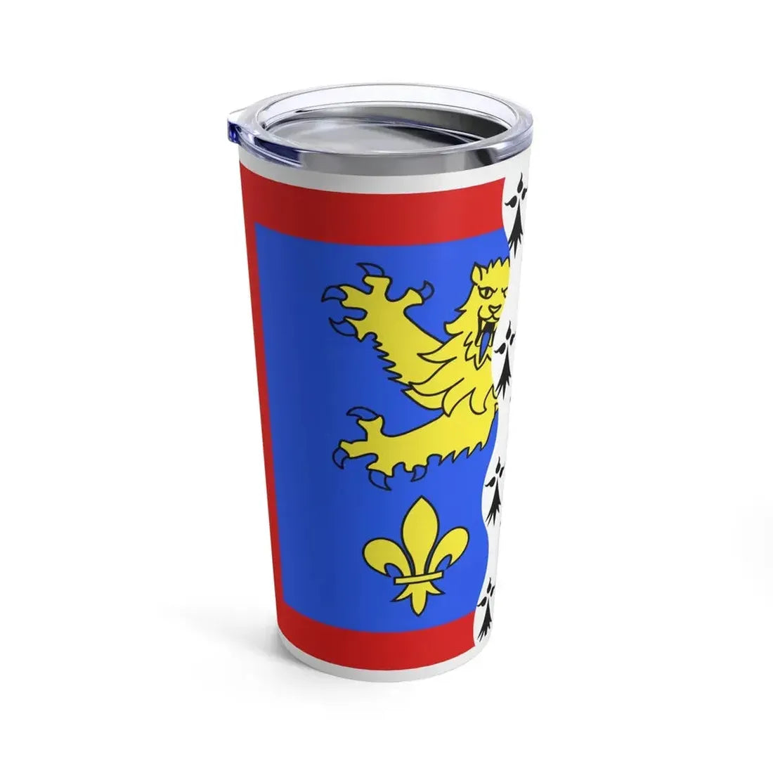 Flag of Mayenne France 2 - Tumbler 20oz - Go Mug Yourself