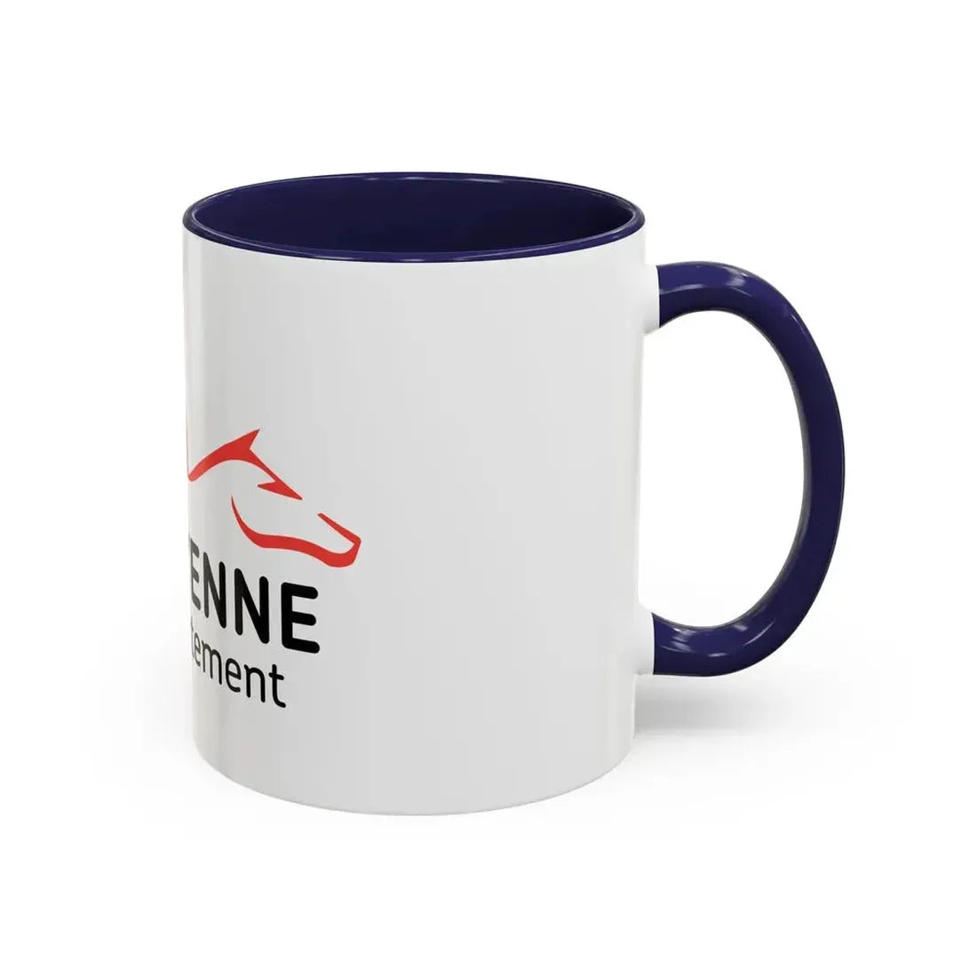Flag of Mayenne France - Accent Coffee Mug - Go Mug Yourself