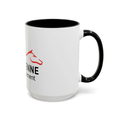 Flag of Mayenne France - Accent Coffee Mug - Go Mug Yourself