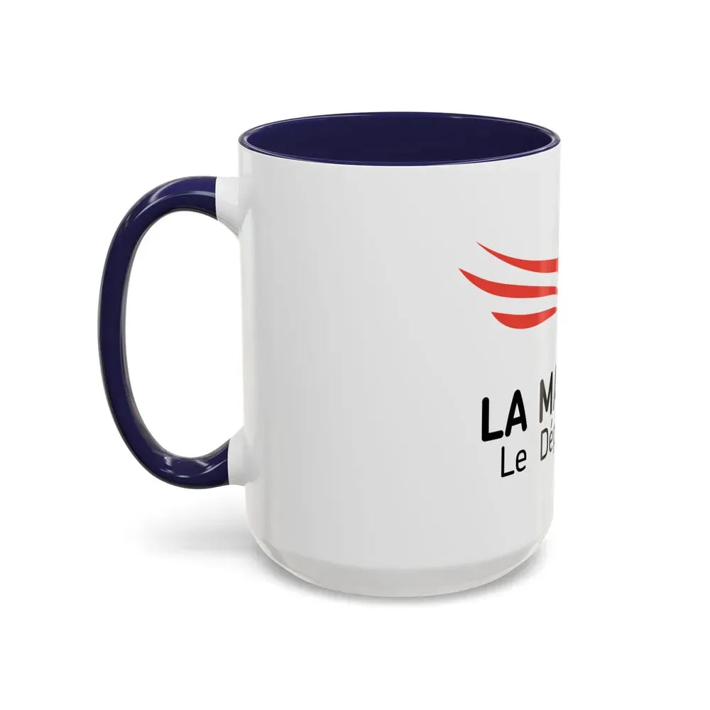 Flag of Mayenne France - Accent Coffee Mug - Go Mug Yourself