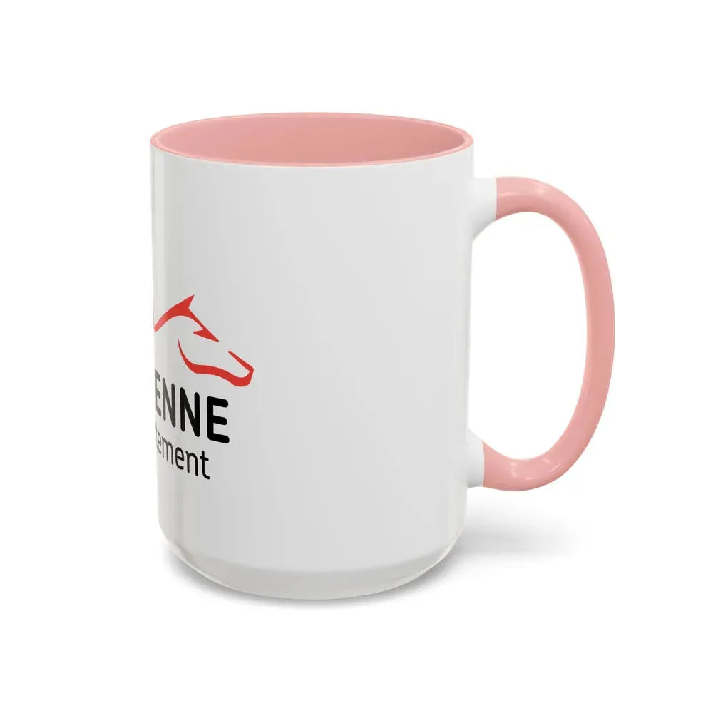 Flag of Mayenne France - Accent Coffee Mug - Go Mug Yourself