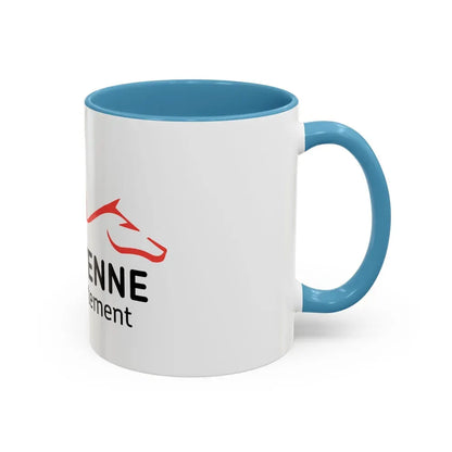 Flag of Mayenne France - Accent Coffee Mug - Go Mug Yourself