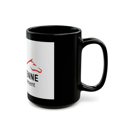 Flag of Mayenne France - Black Coffee Mug - Go Mug Yourself