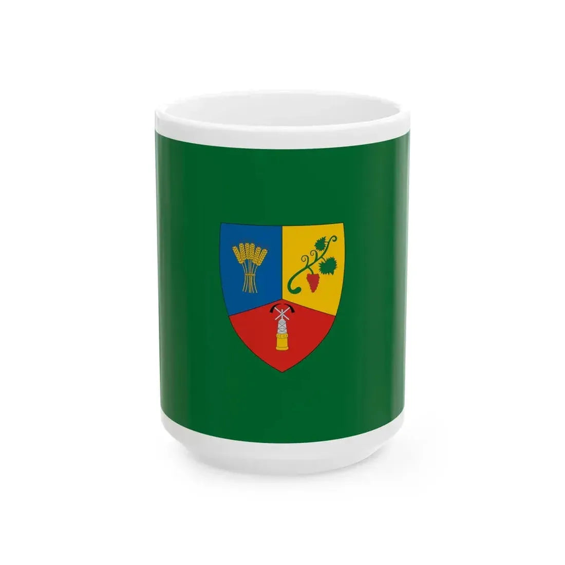 Flag of Maza (Hungary) White Coffee Mug 15oz - Go Mug Yourself