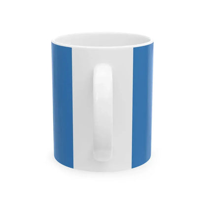 Flag of Mazyr (Belarus) White Coffee Mug - Go Mug Yourself