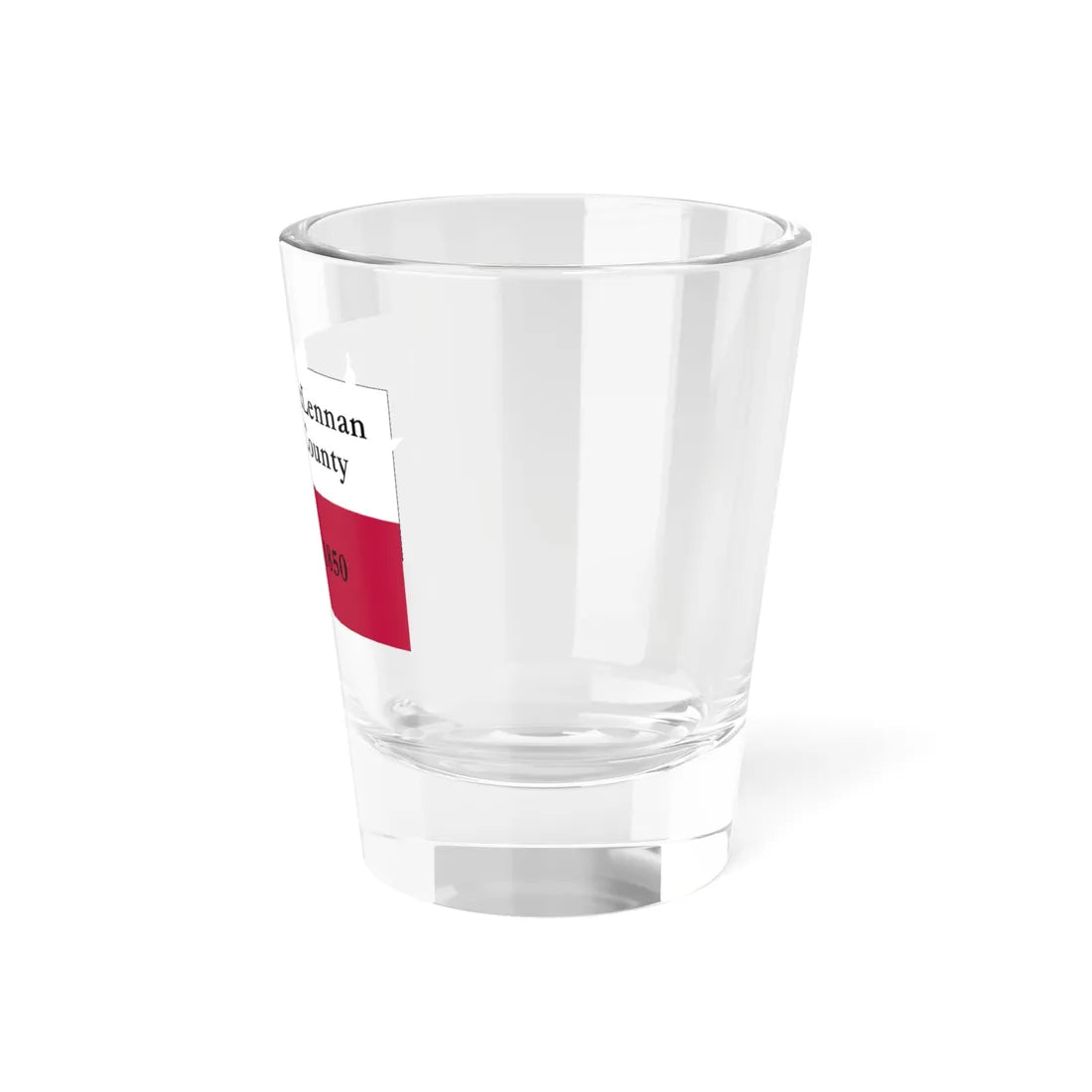 Flag of McLennan County Texas (United States) Shot Glass 1.5oz - Go Mug Yourself