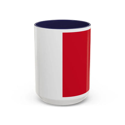 Flag of Mdina Malta - Accent Coffee Mug 15oz Navy - Go Mug Yourself