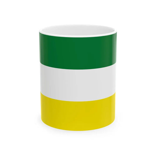 Flag of Mecapaca Bolivia (Bolivia) White Coffee Mug 11oz - Go Mug Yourself