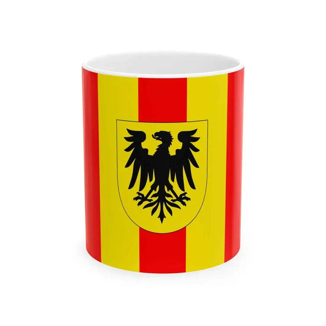 Flag of Mechlin (Belgium) White Coffee Mug 11oz - Go Mug Yourself