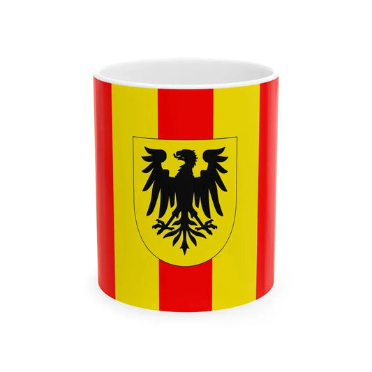 Flag of Mechlin (Belgium) White Coffee Mug 11oz - Go Mug Yourself