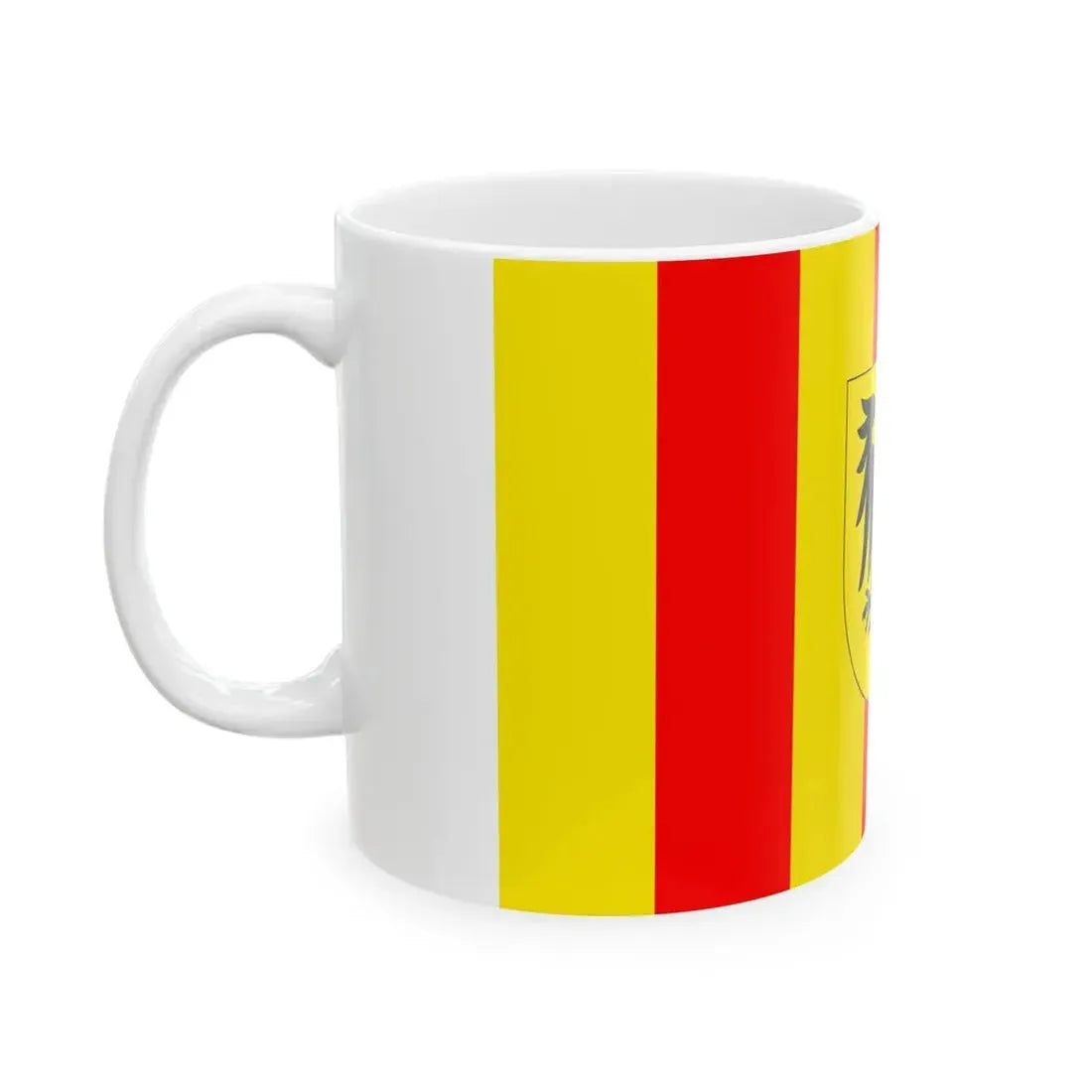 Flag of Mechlin (Belgium) White Coffee Mug - Go Mug Yourself