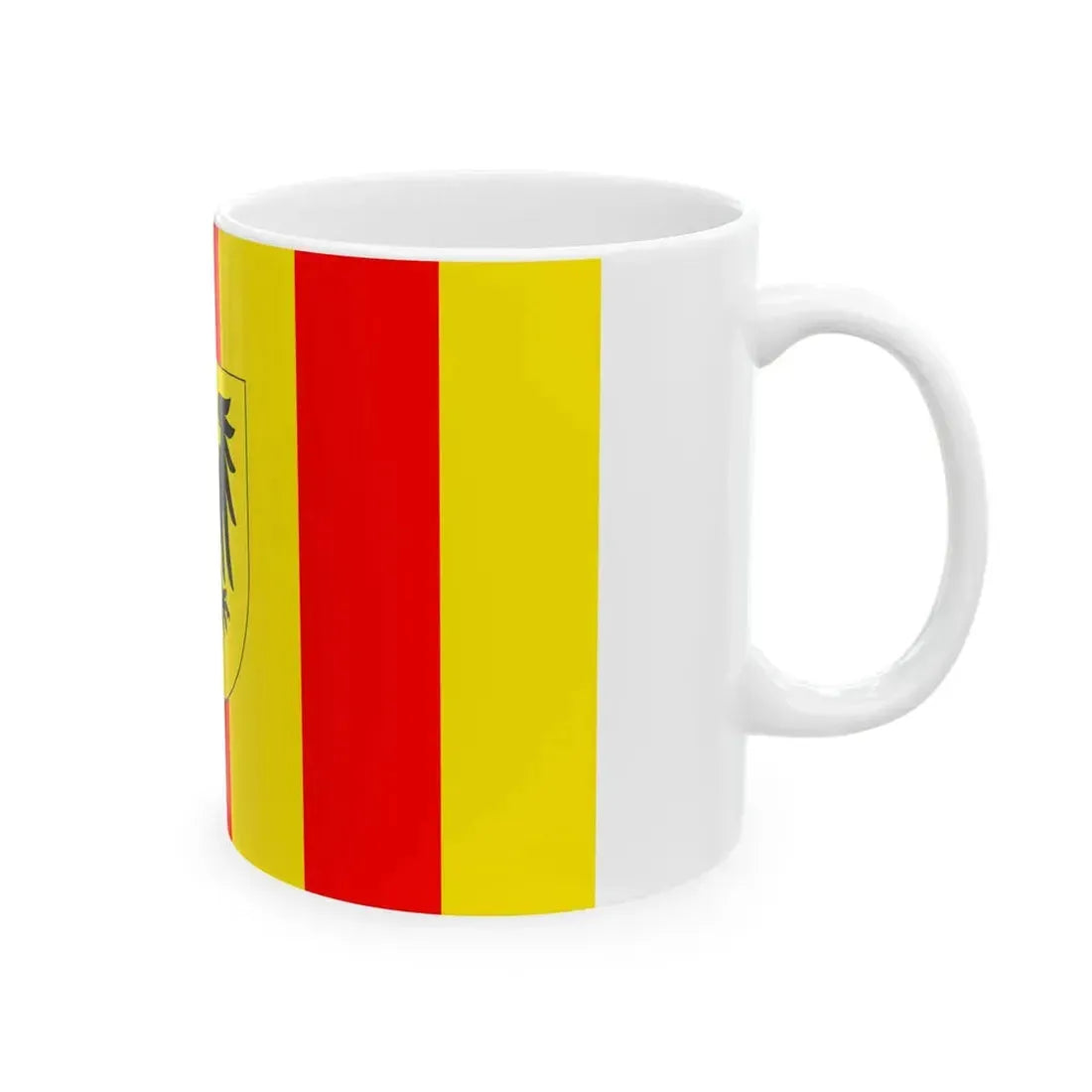 Flag of Mechlin (Belgium) White Coffee Mug - Go Mug Yourself