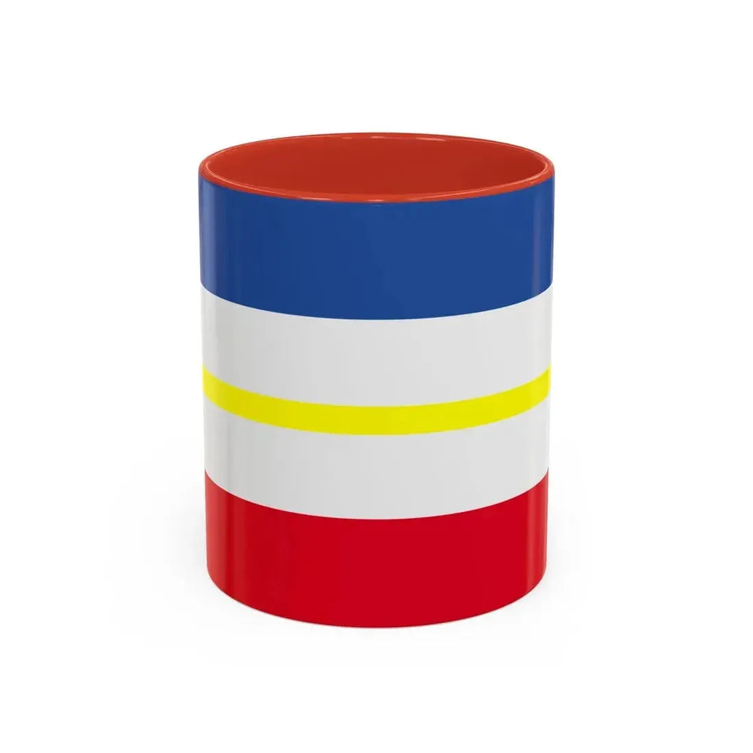 Flag of Mecklenburg Vorpommern Germany - Accent Coffee Mug 11oz Red - Go Mug Yourself