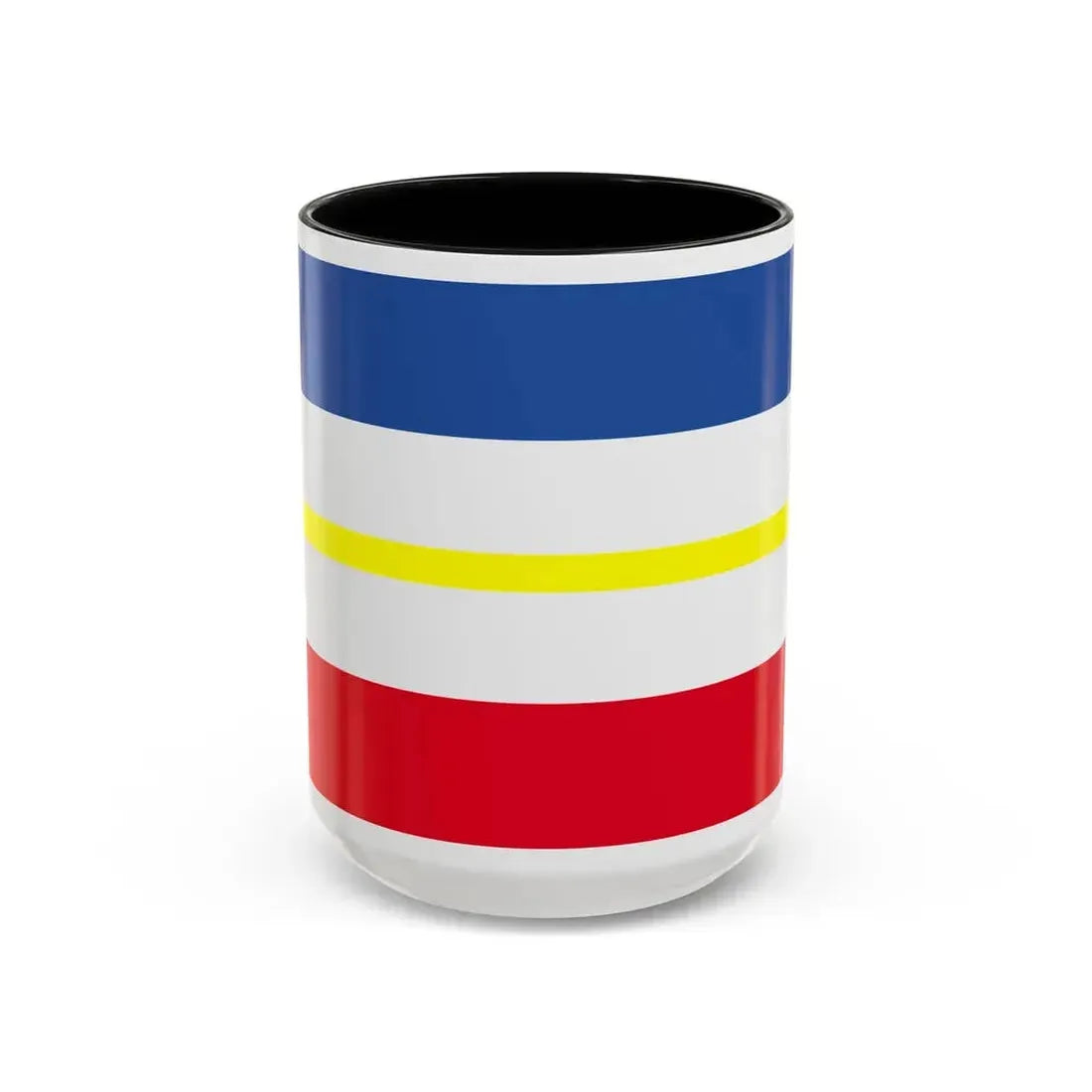 Flag of Mecklenburg Vorpommern Germany - Accent Coffee Mug 15oz Black - Go Mug Yourself