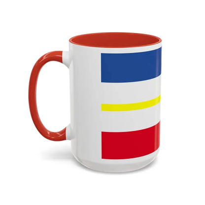 Flag of Mecklenburg Vorpommern Germany - Accent Coffee Mug - Go Mug Yourself