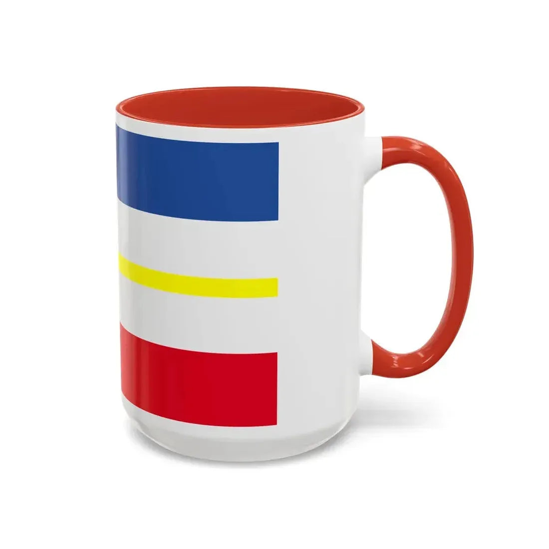 Flag of Mecklenburg Vorpommern Germany - Accent Coffee Mug - Go Mug Yourself