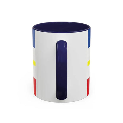 Flag of Mecklenburg Vorpommern Germany - Accent Coffee Mug - Go Mug Yourself