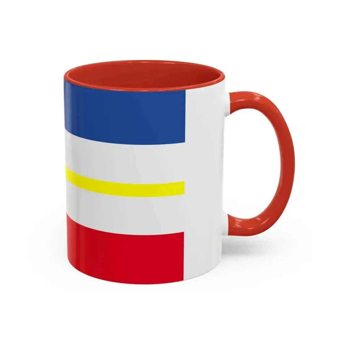 Flag of Mecklenburg Vorpommern Germany - Accent Coffee Mug - Go Mug Yourself