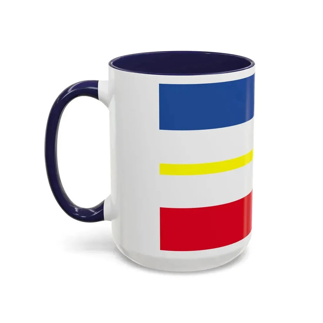 Flag of Mecklenburg Vorpommern Germany - Accent Coffee Mug - Go Mug Yourself