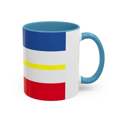 Flag of Mecklenburg Vorpommern Germany - Accent Coffee Mug - Go Mug Yourself