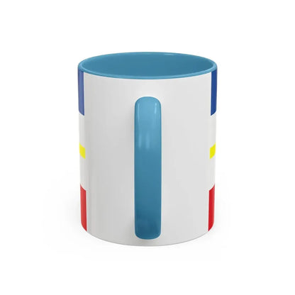 Flag of Mecklenburg Vorpommern Germany - Accent Coffee Mug - Go Mug Yourself