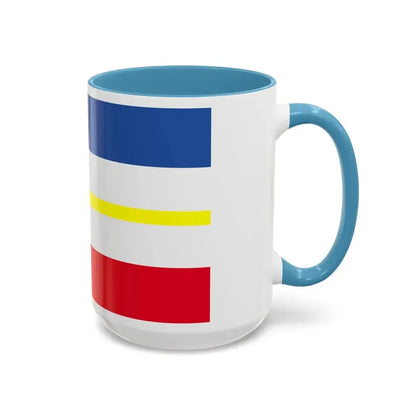 Flag of Mecklenburg Vorpommern Germany - Accent Coffee Mug - Go Mug Yourself