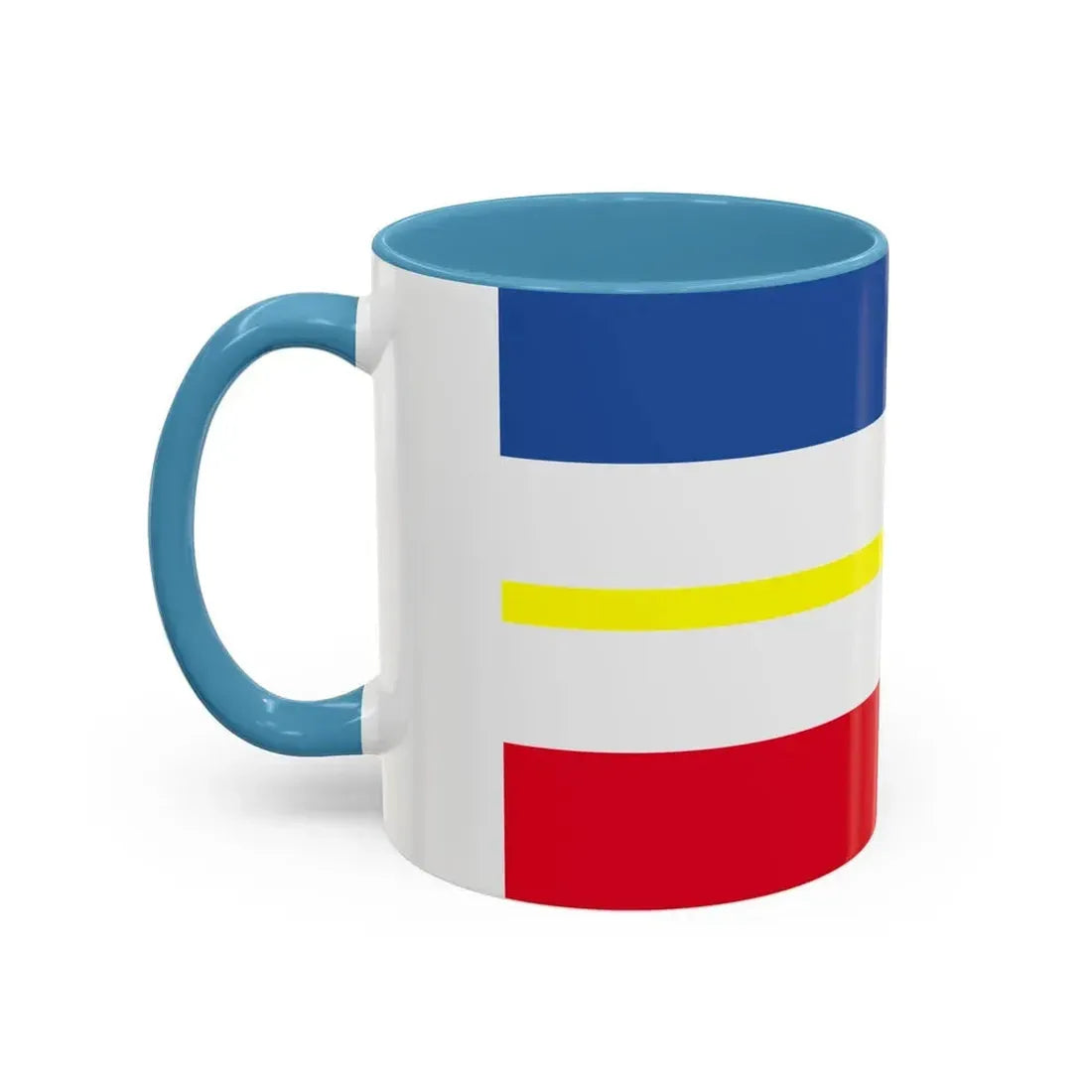 Flag of Mecklenburg Vorpommern Germany - Accent Coffee Mug - Go Mug Yourself