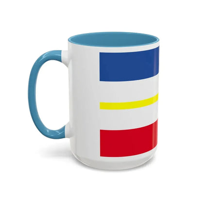 Flag of Mecklenburg Vorpommern Germany - Accent Coffee Mug - Go Mug Yourself