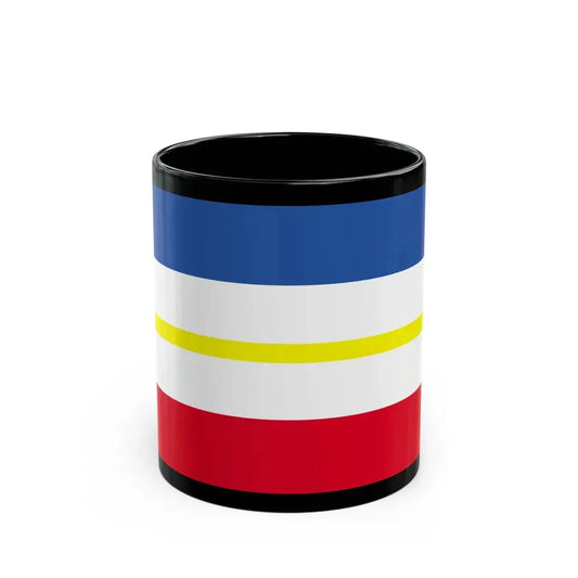 Flag of Mecklenburg Vorpommern Germany - Black Coffee Mug 11oz - Go Mug Yourself