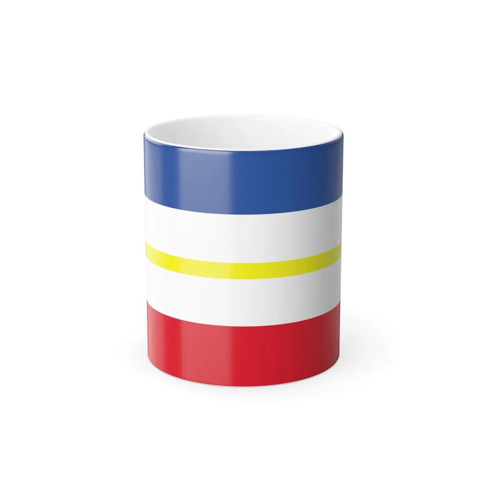 Flag of Mecklenburg Vorpommern Germany - Color Changing Coffee Mug-11oz-Go Mug Yourself