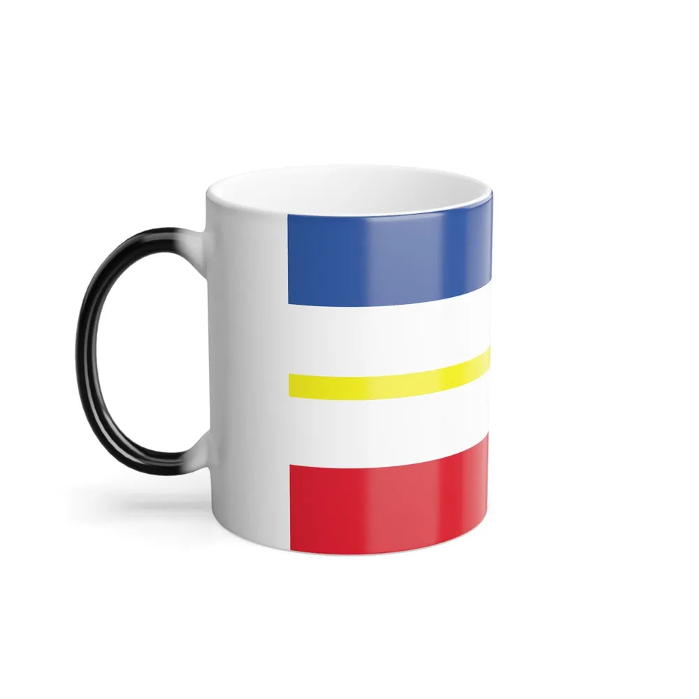 Flag of Mecklenburg Vorpommern Germany - Color Changing Coffee Mug-Go Mug Yourself