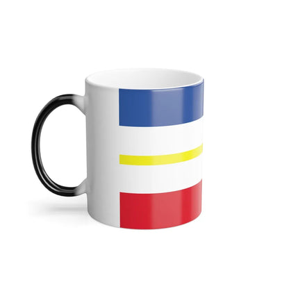 Flag of Mecklenburg Vorpommern Germany - Color Changing Coffee Mug-Go Mug Yourself