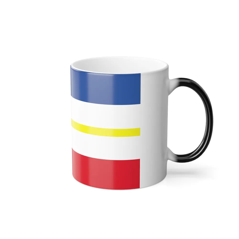 Flag of Mecklenburg Vorpommern Germany - Color Changing Coffee Mug-Go Mug Yourself