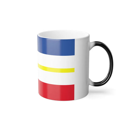 Flag of Mecklenburg Vorpommern Germany - Color Changing Coffee Mug-Go Mug Yourself