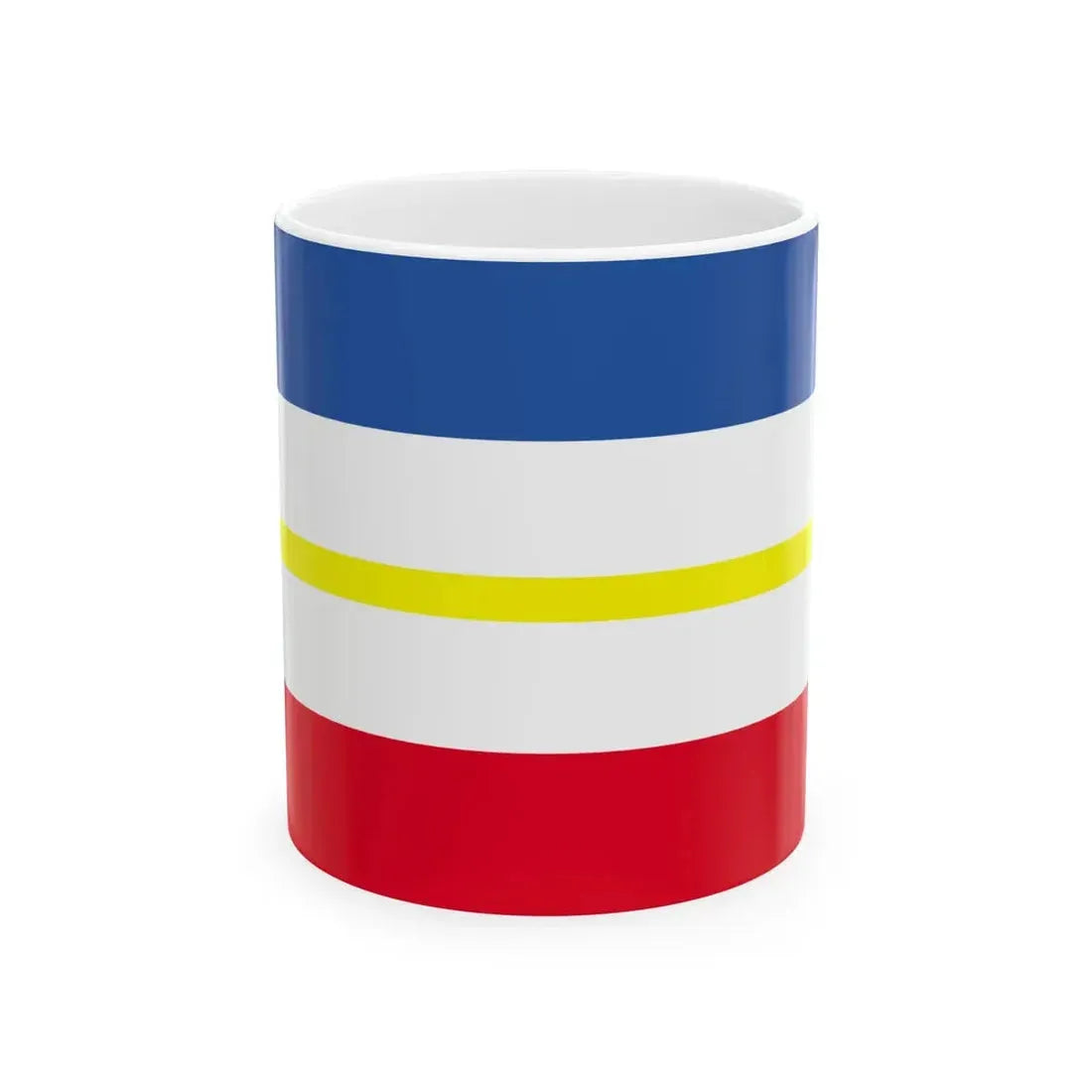 Flag of Mecklenburg Vorpommern Germany - White Coffee Mug 11oz - Go Mug Yourself