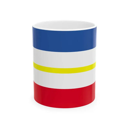 Flag of Mecklenburg Vorpommern Germany - White Coffee Mug 11oz - Go Mug Yourself