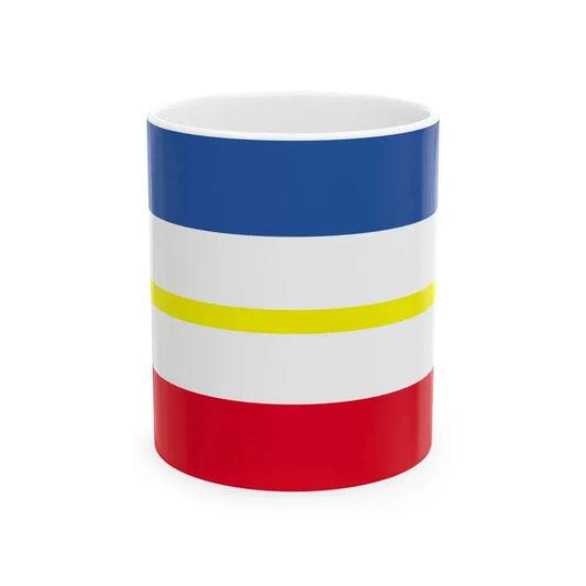 Flag of Mecklenburg Vorpommern Germany - White Coffee Mug 11oz - Go Mug Yourself