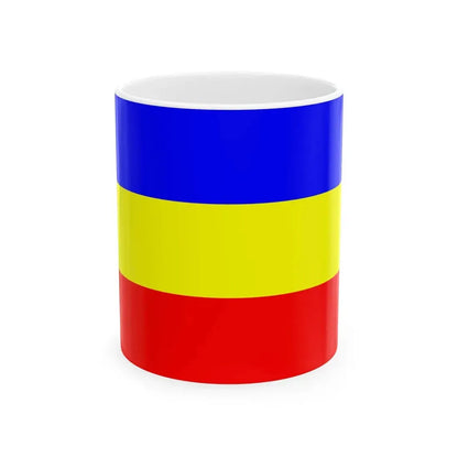 Flag of Mecklenburg-Western Pomerania 1946-1952 (Germany) White Coffee Mug 11oz - Go Mug Yourself