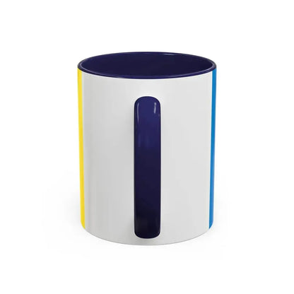 Flag of Mecklenburgische Seenplatte Germany - Accent Coffee Mug - Go Mug Yourself