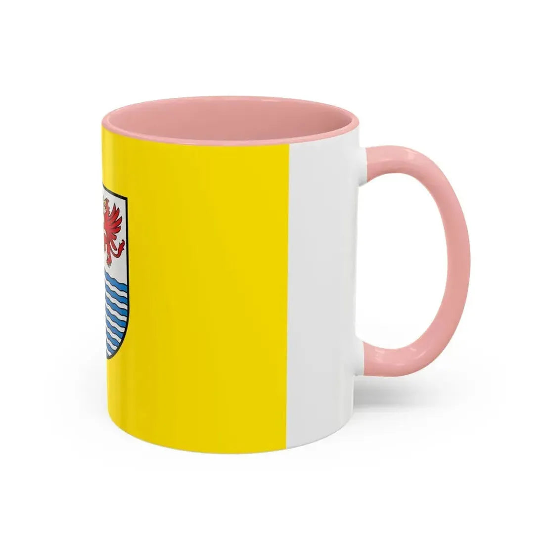 Flag of Mecklenburgische Seenplatte Germany - Accent Coffee Mug - Go Mug Yourself